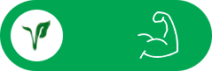 logo cateringu ProDiet i ikona muskularnej ręki